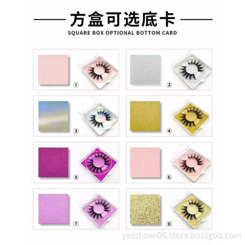 New Design Custom Eyelash Packing Set 3d Mink False Eye Lashes  25mm Wholesale Mink Eyelashes